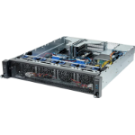 GIGABYTE E263-Z30-AAD1 AMD SoC Socket SP5 Rack (2U) Zwart, Staal
