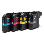 Brother LC-123VALBPDR Ink cartridge multi pack Bk,C,M,Y, 4x600 pages ISO/IEC 24711 Pack=4 for Brother DCP-J 132/MFC-J 4510/MFC-J 6920