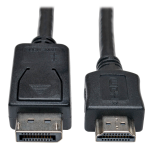 Tripp Lite P582-006 video cable adapter 72" (1.83 m) HDMI Type A (Standard) DisplayPort Black