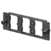 Panduit FMP6 wall plate/switch cover Black