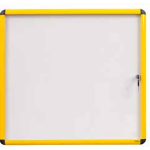 Bi-Office VT9501601511 bulletin board Fixed bulletin board White, Yellow Steel