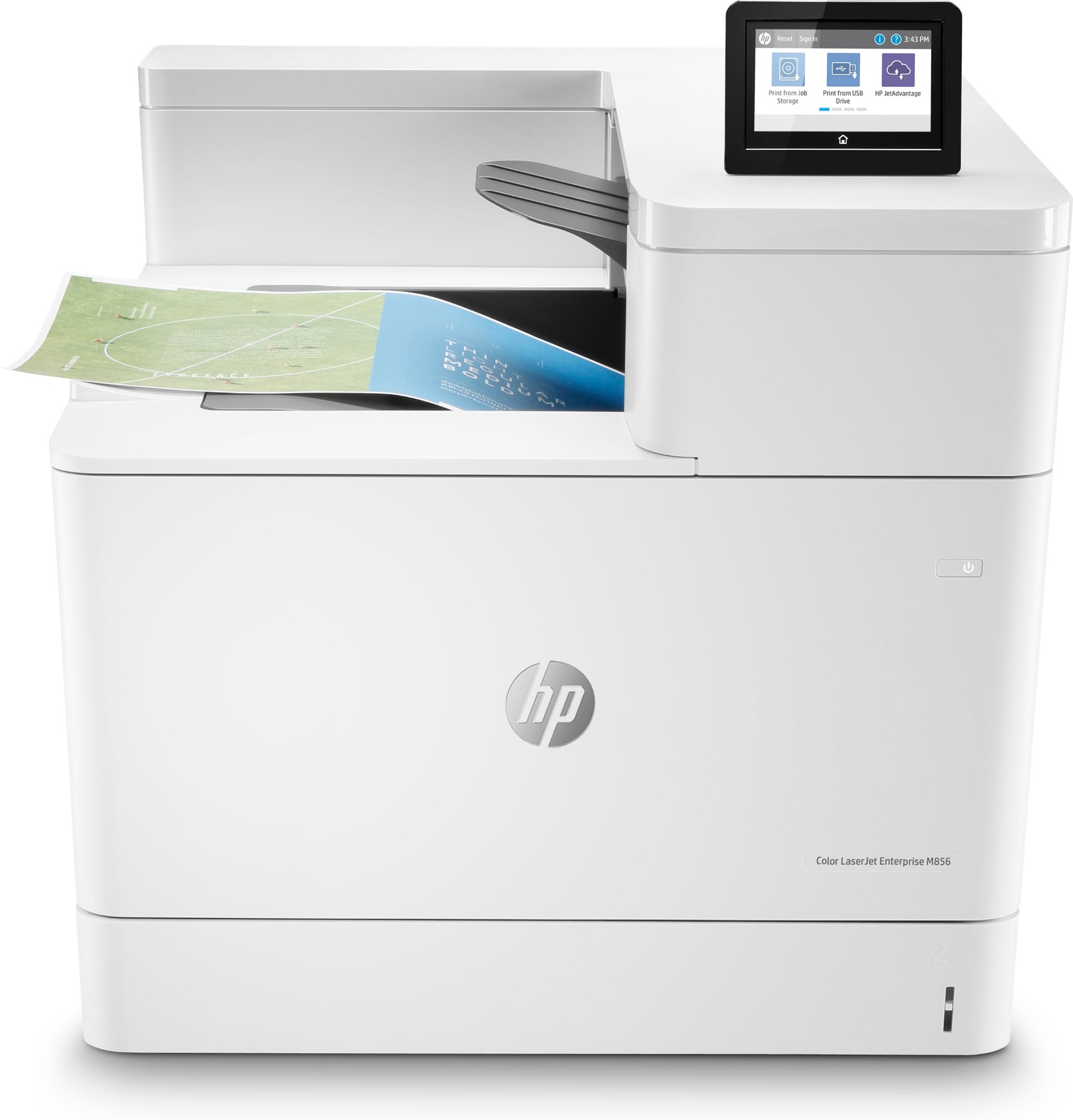HP Color LaserJet Enterprise LaserJet Enterprise M856dn Color Printer, Ethernet Only; Duplex