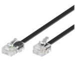 Microconnect MPK463S telephone cable 15 m Black