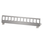 LogiLink DIN rail holder for 12 keystone modules, stainless steel