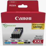 Canon 1998C004/CLI-581XXL Ink cartridge multi pack Bk,C,M,Y extra High-Capacity Blister Pack=4 for Canon Pixma TS 6150/8150