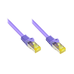 Alcasa 0.15m Cat7 RJ-45 netwerkkabel Violet 0,15 m S/FTP (S-STP)