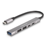 DeLOCK 64298 laptop dock & poortreplicator Bedraad USB 3.2 Gen 2 (3.1 Gen 2) Type-C Grijs