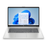 HP 17-cp2008na AMD Ryzen™ 5 7520U Laptop 43.9 cm (17.3") Full HD 8 GB LPDDR5-SDRAM 512 GB SSD Wi-Fi 6 (802.11ax) Windows 11 Home Silver