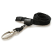 Digital ID 10mm Recycled Plain Black Lanyards with Metal Lobster Clip (Pack of 100)