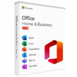 Microsoft Promo - Microsoft Office Home & Business 2024 English APAC Medialess Retail New. Word, Excel, Power Point, Outlook for PC and Mac
