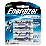 ENERGIZER BATTERY ENERGIZER LITHIUM L91 AA BP4(EACH)