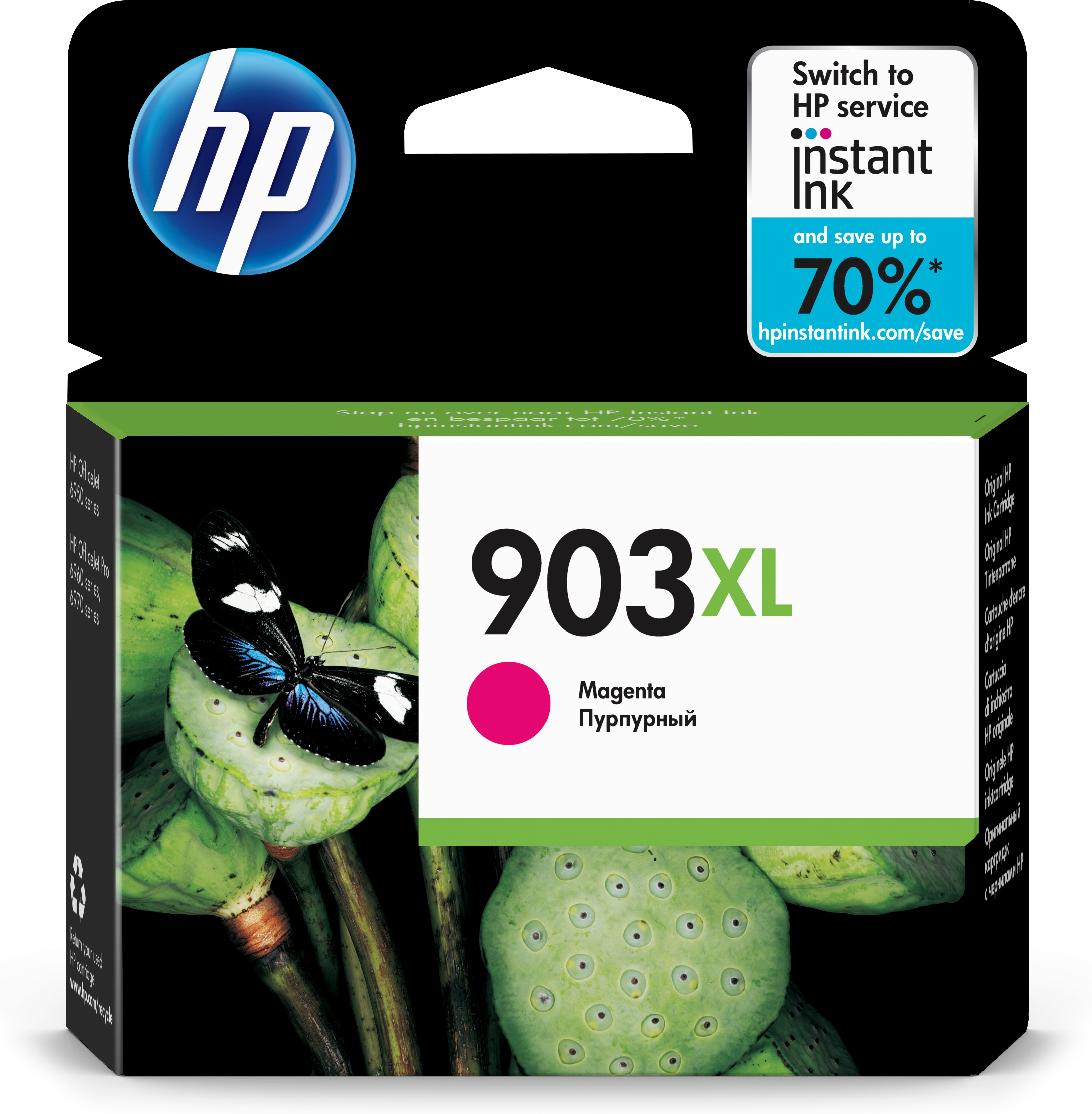 Image of HP T6M07AE/903XL Ink cartridge magenta high-capacity, 750 pages...
