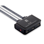 LevelOne 2-Port USB HDMI Cable KVM Switch