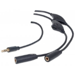 Manhattan 394154 audio kabel 3 m 3.5mm 2 x 3.5mm Zwart