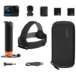 GoPro HERO12 Black Accessory Bundle Enduro battery + Handler +Head Strap 2.0