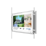 Allsee Technologies RD15HD8 Signage Display Transparent box display 38.1 cm (15") LCD Wi-Fi 1000 cd/m² Full HD Transparent, White Built-in processor Android 7.1 24/7