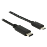 DeLOCK 83602 USB cable 1 m USB 2.0 USB C Micro-USB B Black