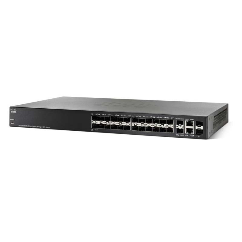 Cisco SG350-28SFP-K9-NA 24-Port 1U Network Switch