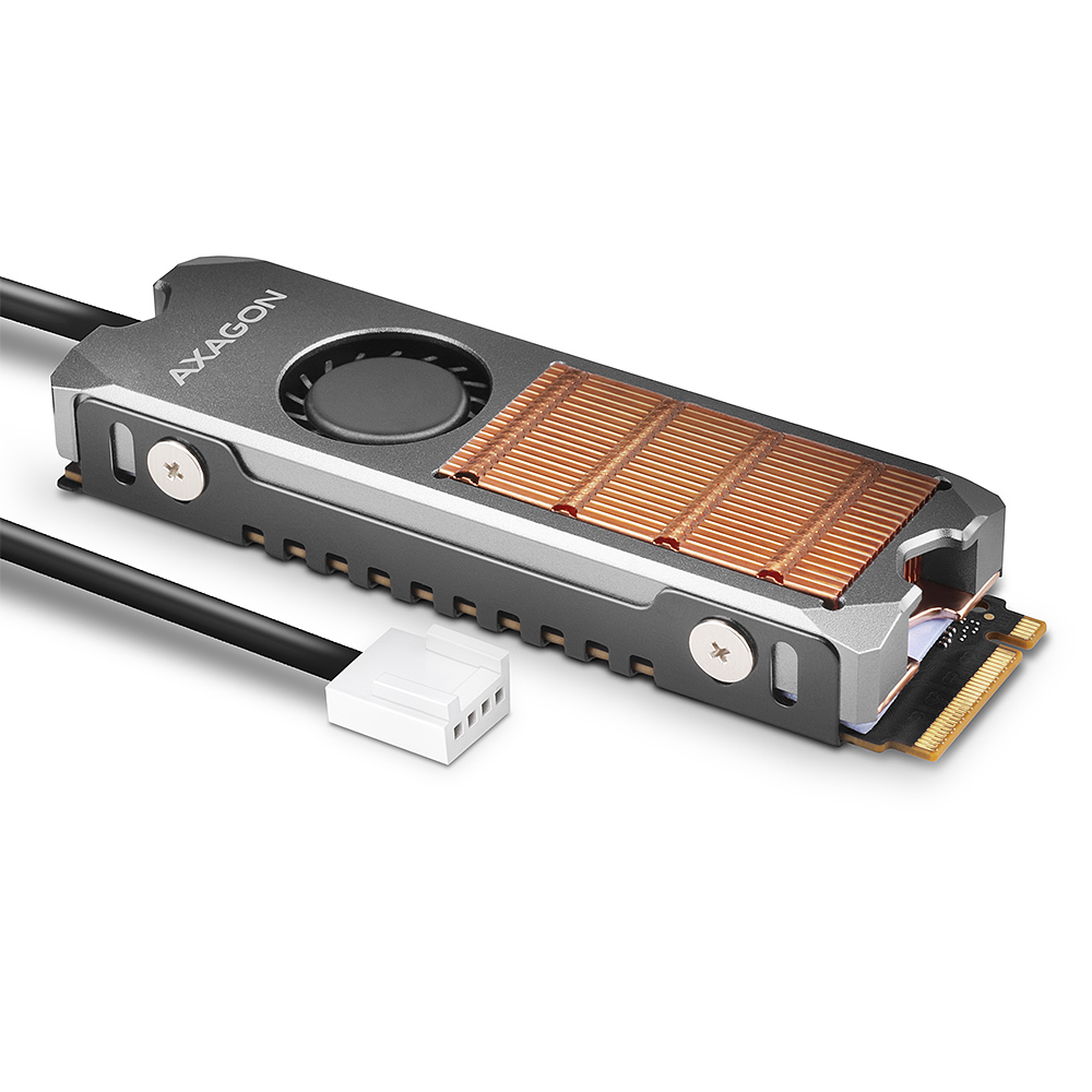 Image of Axagon CLR-M2FAN computer cooling system Solid-state drive...