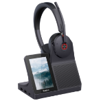 Yealink Headset Wireless Dual-Mode DECT/Bluetooth 4-Mic NC with ANC & Basestation WH68 Workstation Teams
