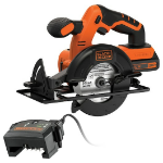 Black & Decker BDCCS18C1-GB portable circular saw Black, Orange