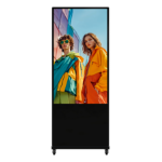 Hikvision DS-D6055UT-D/S Signage Display Kiosk design 139.7 cm (55") LED Wi-Fi 500 cd/m² 4K Ultra HD Black Touchscreen Built-in processor Android 24/7