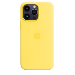 Apple iPhone 14 Pro Max Silicone Case with MagSafe - Canary Yellow  Chert Nigeria