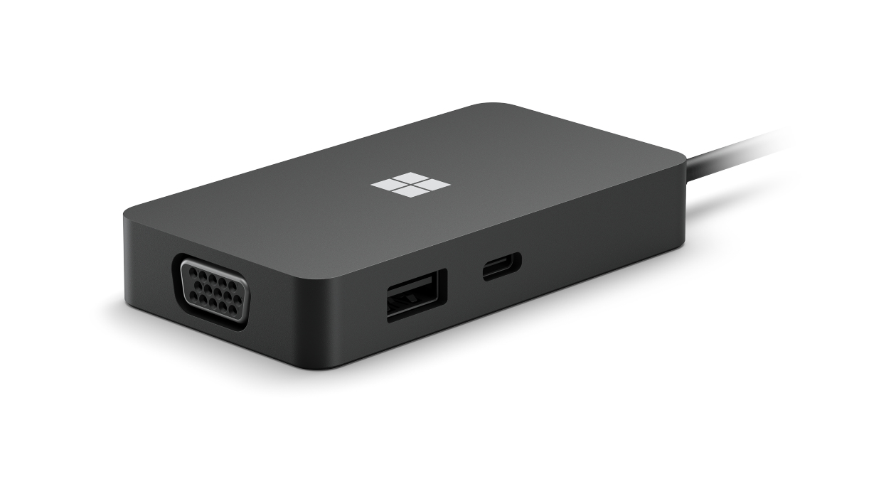 Image of Microsoft USB-C Travel Hub USB 3.2 Gen 2 (3.1 Gen 2) Type-C Black