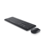 DELL Wireless Keyboard and Mouse KM3322W - Keyboard and mouse set - wireless - 2.4 GHz - QWERTY - UK - black - with 3 years Next Business Day Advanced Exchange Service