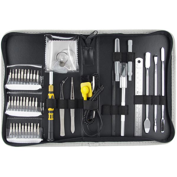 EU Product - Sprotek STE-3646 - Complete tool kit for smartphones and other devices, 45 pieces thumbnail