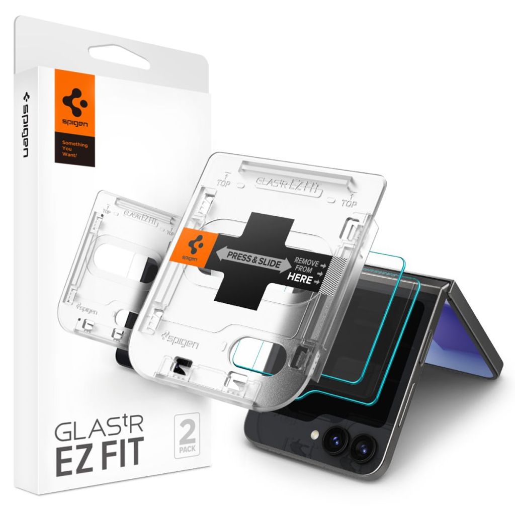 EU Product - Glas.tR EZ Fit 2-Pack Screen Protector for Samsung Galaxy Z Flip 6 thumbnail