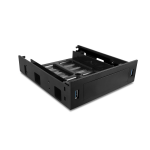 Vantec HDA-502H drive bay panel Storage drive tray Black