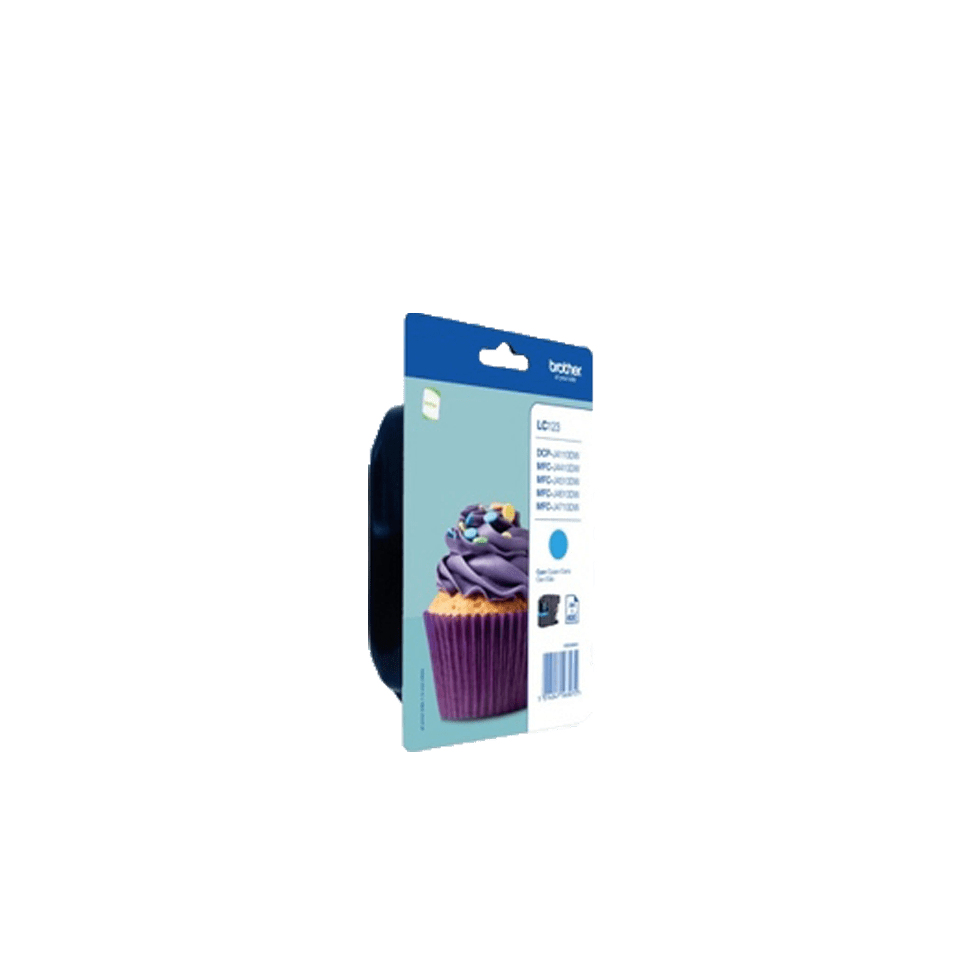 Brother LC-123CBP Ink cartridge cyan Blister. 600 pages 8ml for Brothe