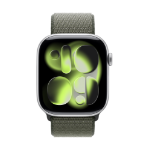 Apple MFFJ4ZM/A smart wearable accessory Band Green Nylon, Recycled polyester, Spandex
