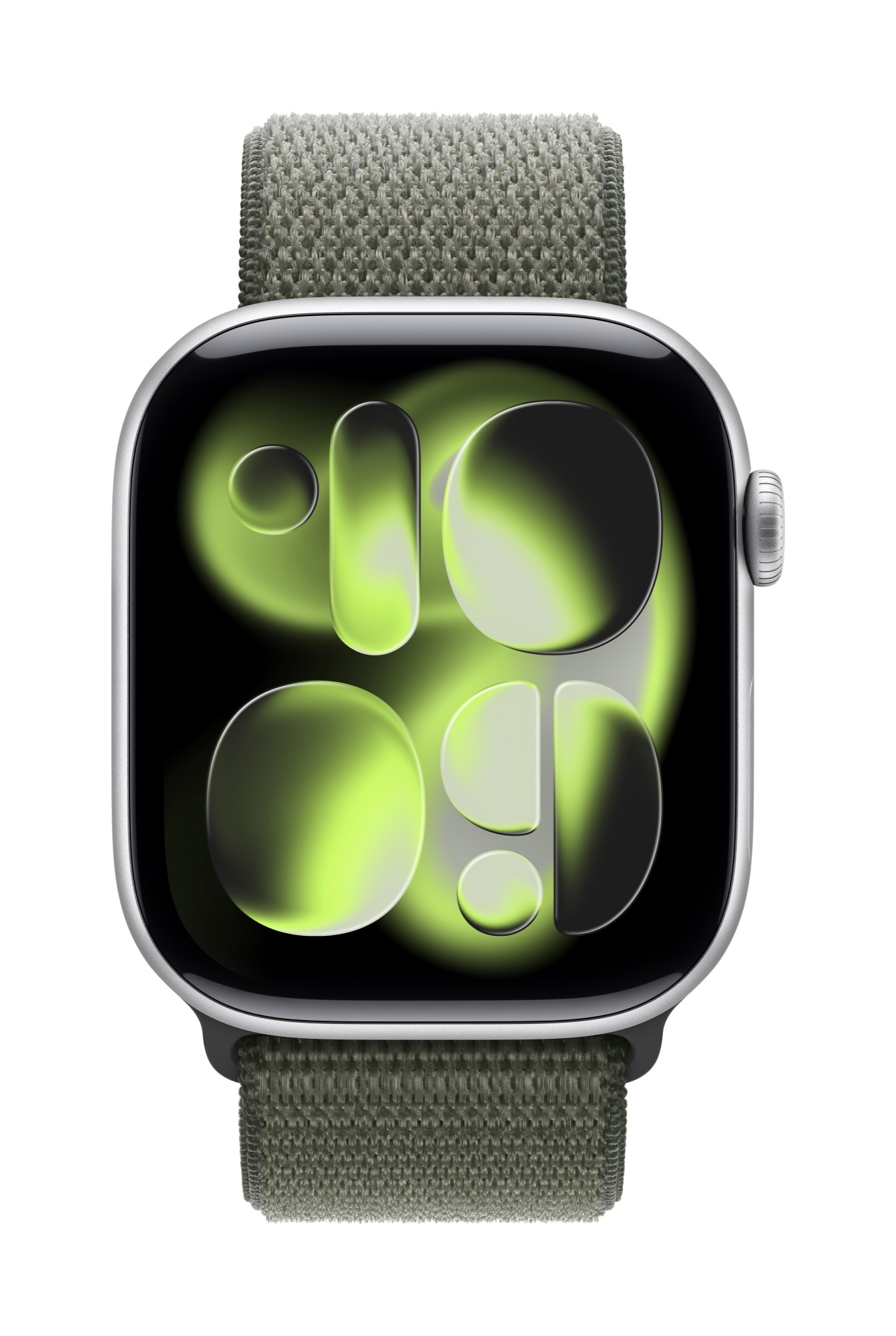Apple MFFJ4ZM/A smart wearable accessory Band Green Nylon. Recycled po