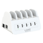 Loxit 7905 mobile device charger Netbook, Smartphone, Tablet White AC Indoor