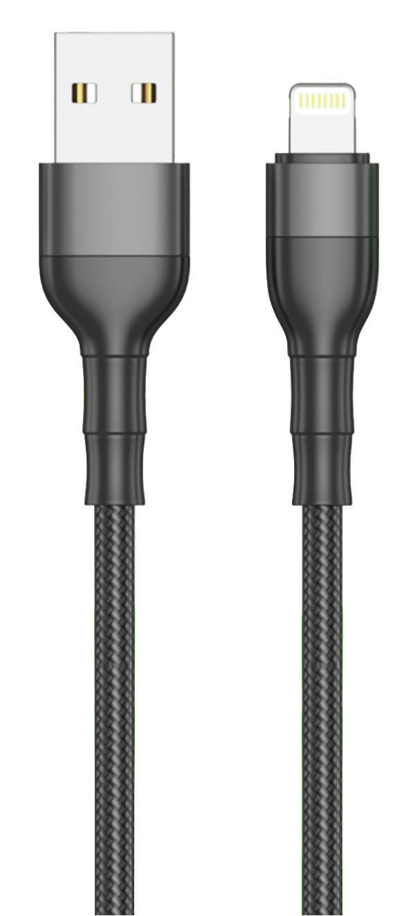 Image of 2GO 797305 lightning cable 1 m Black