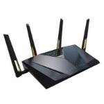 ASUS (RT-AX88U PRO) AX6000 Dual Band Gaming Wi-Fi 6 Router, 2x 2.5G Ports, USB, MU-MIMO, AiProtection Pro, AiMesh Support