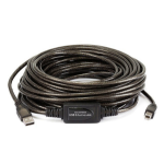 Monoprice 7643 USB cable USB 2.0 590.6" (15 m) USB A USB B Black