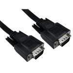 Cables Direct CDEXFLAT-01K VGA cable 1 m VGA (D-Sub) Black