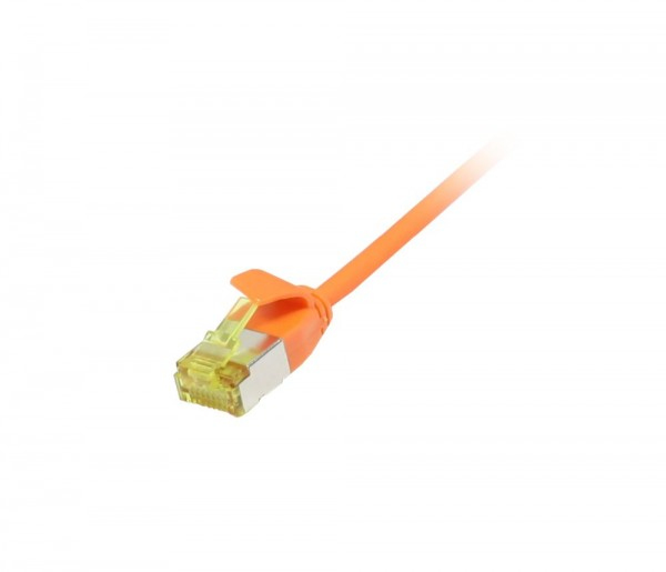 EU Product - Patchkabel RJ45 CAT6A 500Mhz orange U/FTP slimline rund d - Cable - Network thumbnail