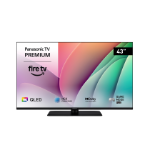 Panasonic -43W80AEZ tv 109,2 cm (43") 4K Ultra HD Smart TV Wifi Zwart