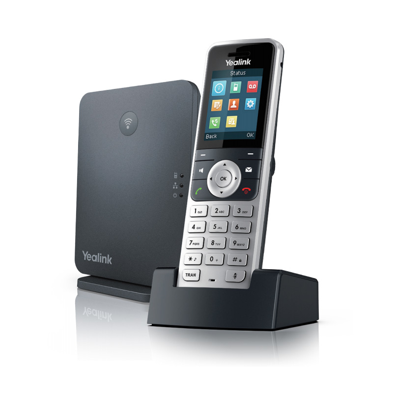 Yealink W53P DECT base station Black. Silver