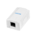 LogiLink Cat.6A Surface Mounted Box 1 x RJ45, unshielded