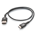 C2G C2G28884 USB cable USB 2.0 18.1" (0.46 m) USB C USB A Black