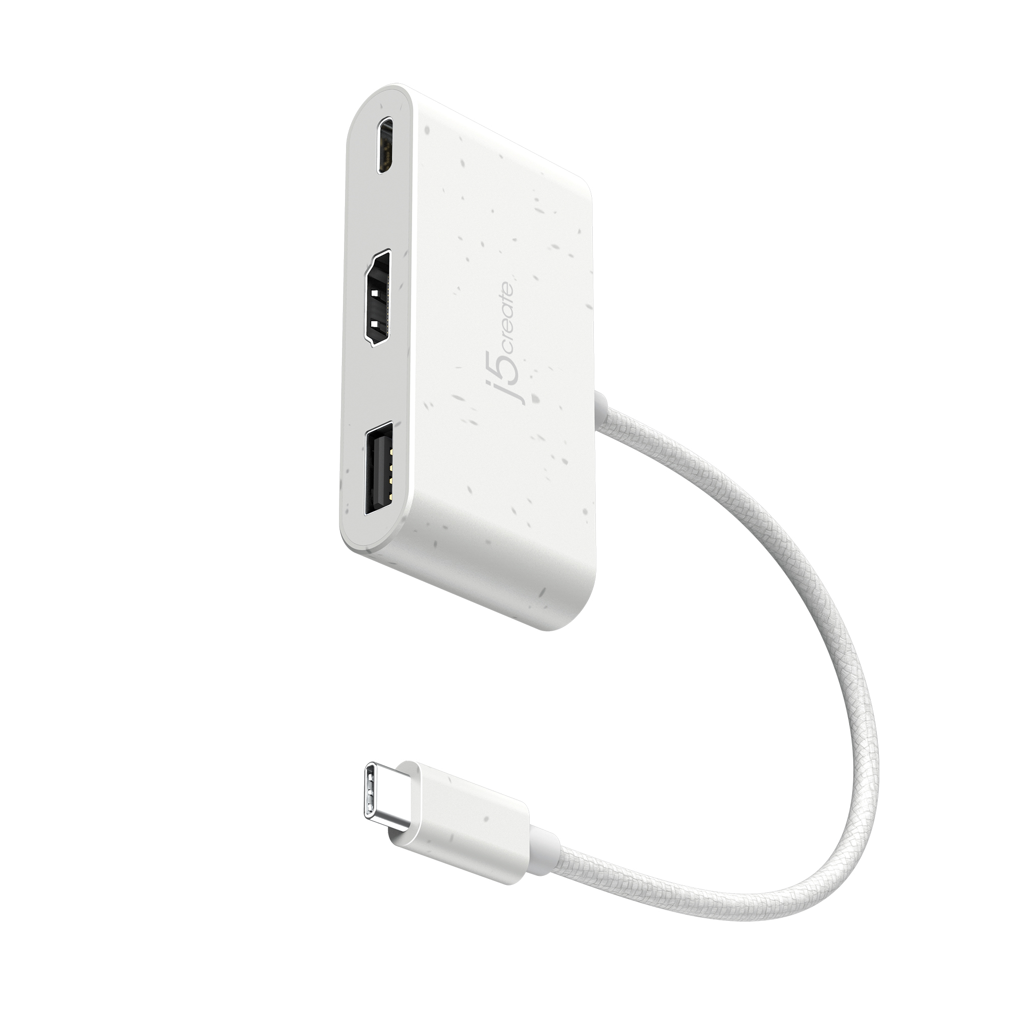 Image of j5create JCA379EW - USB-C® to HDMI & USB Type-A with Power...