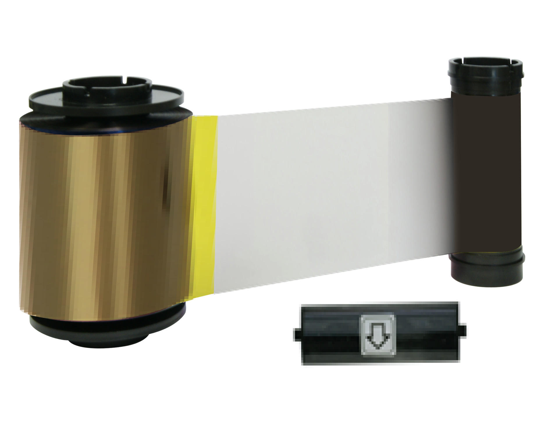 Image of IDP IDP Smart 659114 YMCFKO UV Colour Ribbon (500 Prints)