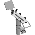 Ergonomic Solutions 120 mm pole for P400, Scanner
