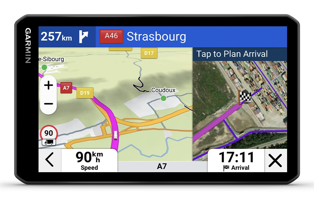 Garmin dēzl LGV720 navigator Fixed 17.6 cm (6.95") TFT Touchscree