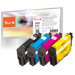 Peach PI200-868 ink cartridge 4 pc(s) Compatible Standard Yield Black, Cyan, Magenta, Yellow